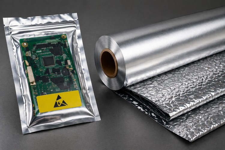 Průmyslové hliníkové fólie a obaly Alu fólie a sáčky pro balení elektroniky
